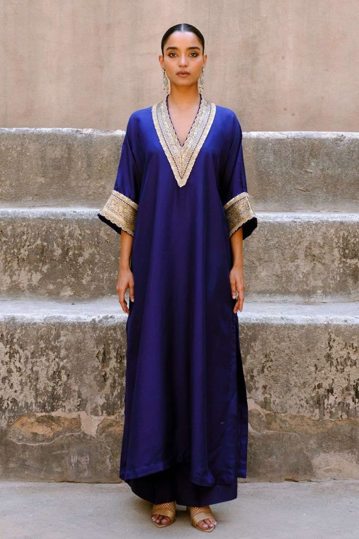 Heavy Embroidered Kaftan (Design 7)